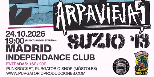 ARPAVIEJAS + SUZIO 13 + TANKE - 24-10-26 - Punk rocket 10\u00ba aniversario