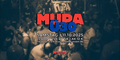 MUPA Ü30 Party // Samstag 11.10.25