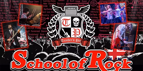 \ud83c\udf9f FREE TICKET OFFER! \ud83c\udfb8 School of Rock with Teachers Pet live