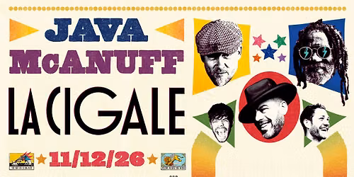 JAVA McANUFF\u30fbLa Cigale [Paris]\u30fb 11\/12\/26