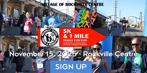 Village of Rockville Centre 5K & 1 Mile Family Fun Run