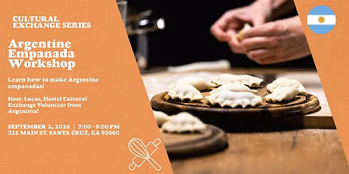 Join us for our next cultural exchange series event!