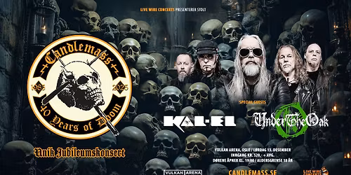 Candlemass 40 years of Doom \/ Vulkan Arena, Oslo \/ Pres. av Live Wire Concerts