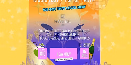 Beach & Bougie: Music Fest + Pop up Party
