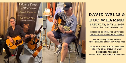 David Wells and Doc Whammo | A Night of Originals and Classic & ContemporaryFolk
