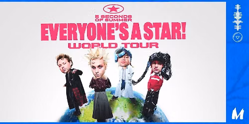 5 Seconds of Summer \u2022 Everyone\u2019s A Star! World Tour \u2022 BA