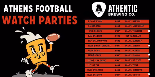 Athentic Football Watch Parties: VS Florida