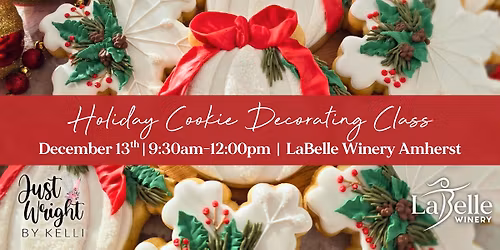 Holiday Cookie Decorating Class (LaBelle Winery - Amherst NH)