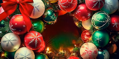 Christmas Bauble Wreath Making