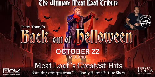 The Ultimate Meat Loaf Tribute Live at The Midland Cultural Centre