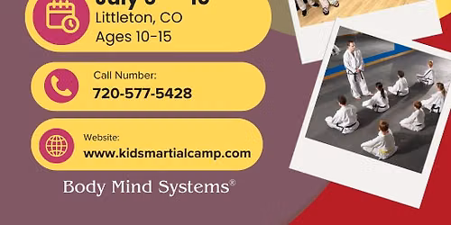 Juniors Martial Arts Summer Camp