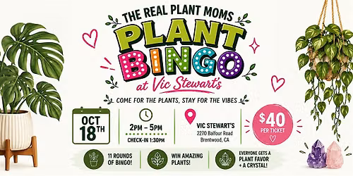 Plant Bingo at Vic Stewart's