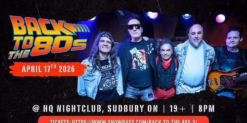 Back to the 80's @ HQ Nightclub
