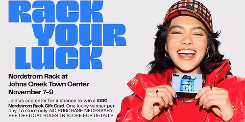 Rack Your Luck at Johns Creek Town Center