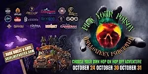 Pick Your Poison Halloween Pubcrawl - Sat Oct 24th
