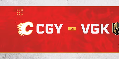 Parking Vegas Golden Knights at Calgary Flames