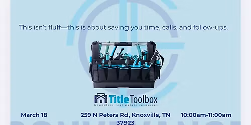 Knoxville Title Tool Box workshop