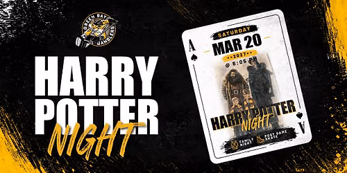 Green Bay Gamblers Harry Potter Night