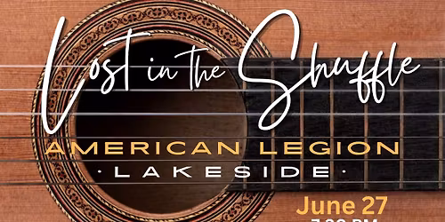 Lost In The Shuffle returns to American Legion in Lakeside