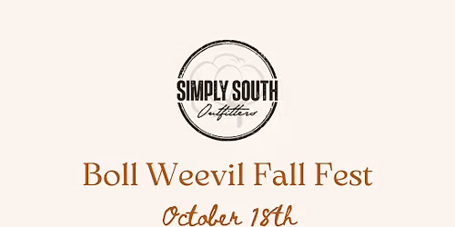 Boll Weevil Fall Fest with SSO