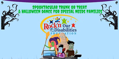 Spooktacular Halloween Trunk or Treat, Dance and Carnival for Special Needs Families