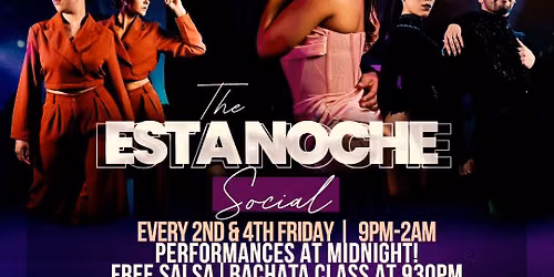 Salsa & Bachata Dance Social | Every 2nd & 4th Friday at Esta Noche Studios