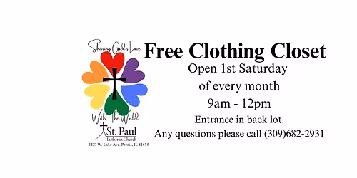 Clothing Closet Open