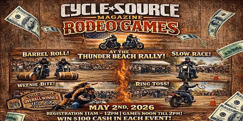 Cycle Source Rodeo Games At Thunder Beach Rally