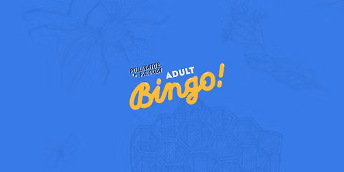 Adult Pollinator Bingo