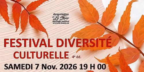 FESTIVAL DIVERSIT\u00c9 CULTURELLE 4e \u00e9d. Montr\u00e9al
