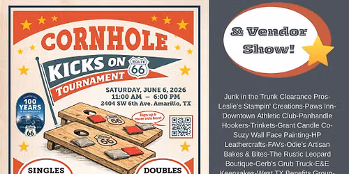 Route 66 Cornhole Tournament and Vendor Show