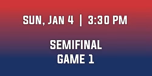 2026 IIHF World Junior Championship Semifinal 1