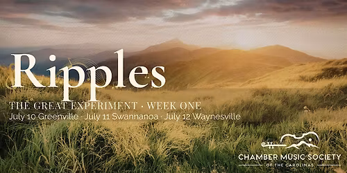 Concert #1: Ripples, Greenville SC