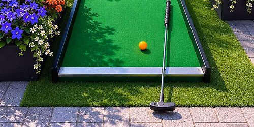 Blomstrende minigolf i Kongensgade