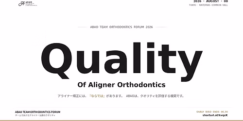 ABAO TEAM ORTHODONTICS FORUM 2026