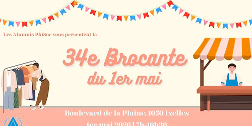 34\u00e8me Brocante du 1er mai 2026 de l\u2019ASPEBr