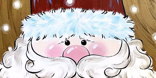 Paint and Sip: Jolly Peekaboo Santa