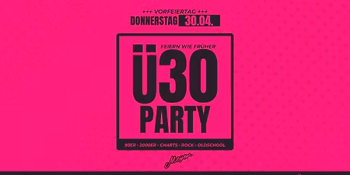 \u00dc30 PARTY - FEIERN WIE FR\u00dcHER \ud83e\udea9\ud83c\udf78