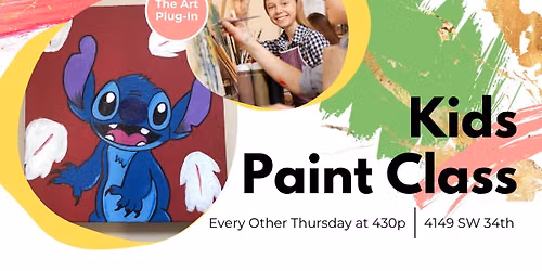 Kids Painting Class - Stitch