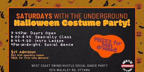 Saturdays with The Underground \u2014 HALLOWEEN EDITION! \ud83c\udf83\ud83d\udc7b\ud83c\udf6c\ud83d\udd7a\u2728