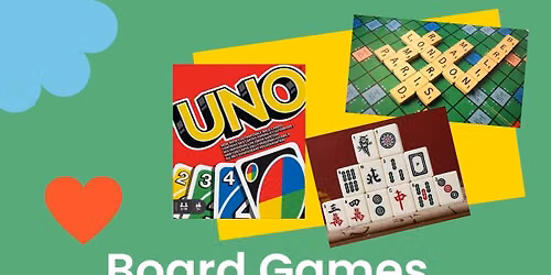 Board Games in the Cafe (including UNO, Scrabble, Mahjong)