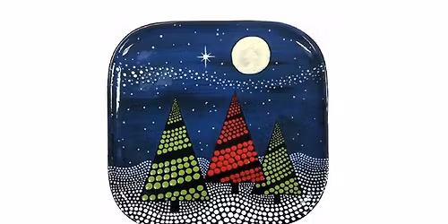 Doodle Dots Tree Plate