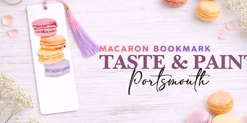 Macaron Taste & Paint | Tina's Art Studio Portsmouth | Special Event