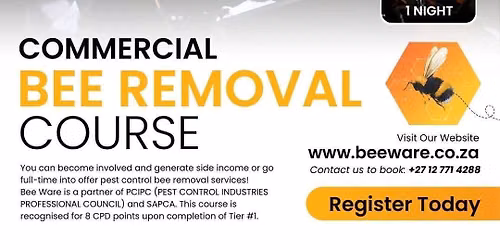Commercial Bee Removal Course - Midrand