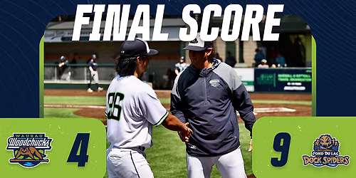 Wausau Woodchucks at Fond Du Lac Dock Spiders at Herr-Baker Field