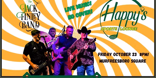 Jack Finley Band LIVE at Happy\u2019s Sports Lounge!