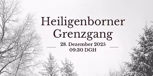 Heiligenborner Grenzgang