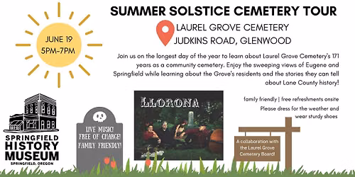 Fifth Annual Summer Solstice Cemetery Tour
