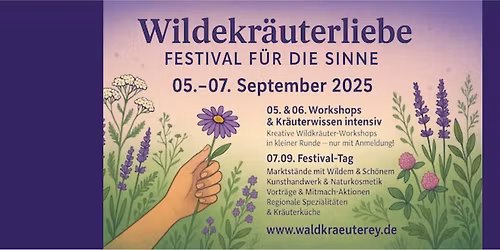 Wildekr\u00e4uterliebe-Festival der Sinne
