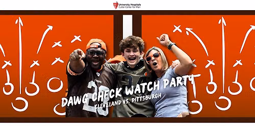Dawg Check Watch Party: Cleveland vs Pittsburgh